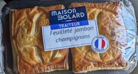 Feuilleté jambon-champignons