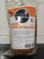 Brioche fourrée au saucisson