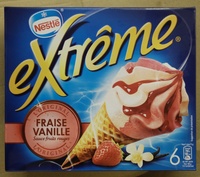 Extrême Original Fraise Vanille Sauce fruits rouges