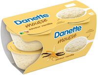 Danette mousse vanille 60 g x 4