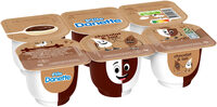 P'tite danette chocolat et lait 70 g x 6