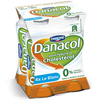 Danacol a boire 0% de sucres ajoutes aro 100 g x 4