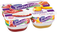 Taillefine mousse from blc sur lit de frts peche fraise 115gx4