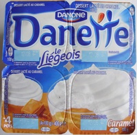 Danette (le Liégeois Caramel) 4 Pots