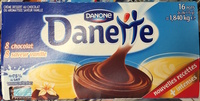 Danette (8 Chocolat - 8 Saveur Vanille)