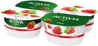 Activia bifidus recette au fromage blanc saveur fraise 120gx4