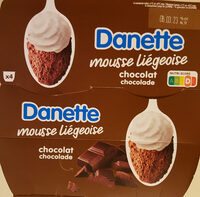 Danone Danette Mousse Liégeoise Schokolade 2x(2x80g) 320g