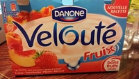 Velouté Fruix Fraise - Framboise - Pêche - Abricot