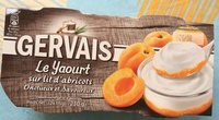Le yaourt sur lit d'abricots