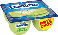 Crème dessert aromatisée saveur pistache
