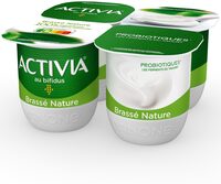 Activia bifidus brasse nature 125 g x 4