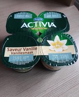 Activia saveur vanille