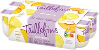 Taillefine fruits 125 g x 8 fruits jaunes