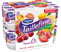 Taillefine fruits 125 g x 12 panache