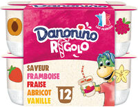 Danonino mon yaourt rigolo 125 g x 12 saveur panache