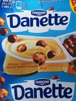 Danette vanille billes choco cara salé 4x125g