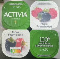 Activia mûre framboise