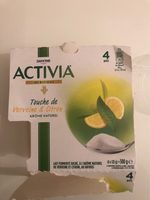 Activia touche citron verveine