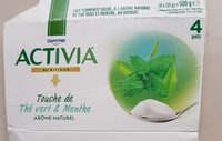 Activia au bifidus - Touche de thé vert & menthe