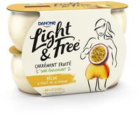 Light & free peche passion 120 g x 4