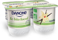 Danone bio vanille 125 g x 4