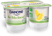 Danone bio citron 125 g x 4