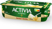 Activia bifidus saveur vanille sans arome artificiel 125 g x 8