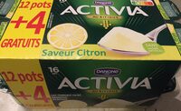 Activia au bifidus saveur citron