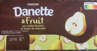 Danette et fruit