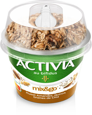 Activia muesli amande quinoa graines de chia 170 g x 1