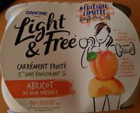 Light & free carrément fruité abricot de mon enfance