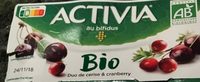 Activia Bio Duo de Cerise & Cranberry
