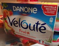 Velouté Fruix Fraise, Framboise, Pêche, Abricot