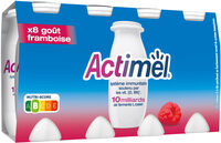 Actimel saveur framboise 100 g x 8
