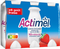 Actimel saveur fraise 100 g x 6