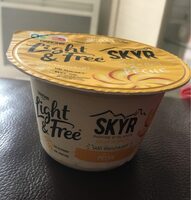 Light & free - spécialité laitière sucrée à la pêche