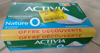 Activia nature 0%