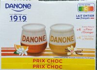 Danone 1919 x8 aromatisé vanille/fleur ďoranger