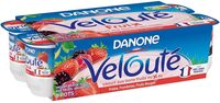 Danone veloute fruix rouges 125 g x 8