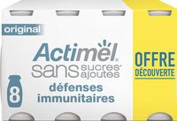 Actimel Original Sans Sucres Ajoutés