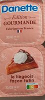 Danette liégeois façon tatin