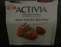 Activia probiotiques sans sucres ajoutés