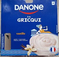 Danone à la grecque vanille 4 x 110 g
