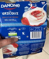 A la grecque sur lit de fraise