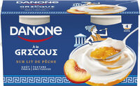 Yaourt à la grecque Lit de pêche