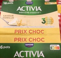 Danone saveur vanille