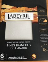Fines tranches de canard