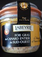 Foie gras de canard Labeyrie Entier au poivre