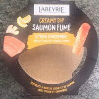 Creamy dip saumon fumé