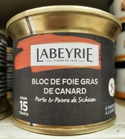 Bloc de fois gras de canard
